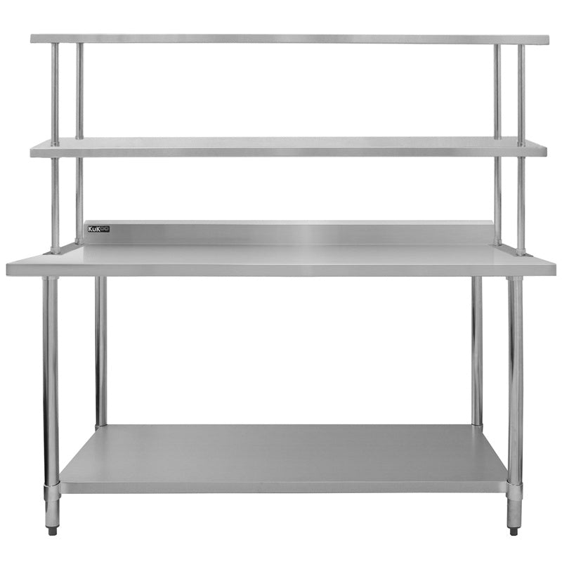 Kukoo 6ft Catering Bench with Double Over-shelf