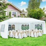10 x 20 Feet Outdoor Party Wedding Canopy Tent with Removable Walls and Carry Bag