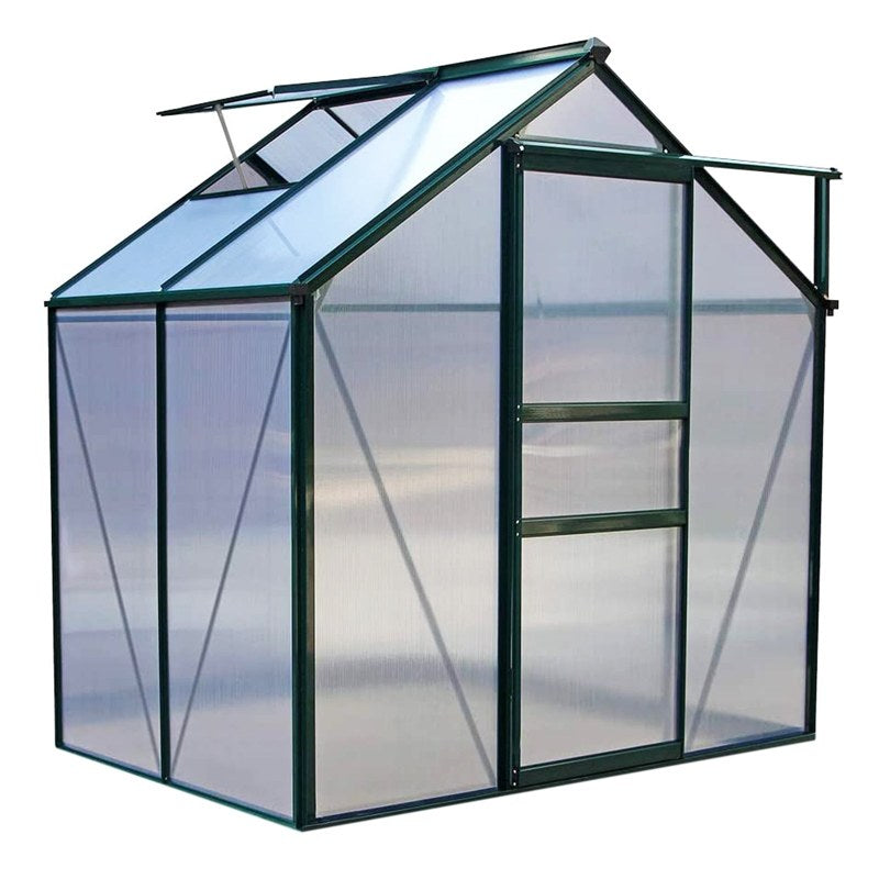 Greenhouse Polycarbonate 6ft x 4ft (Green)