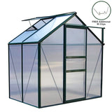 Greenhouse Polycarbonate 6ft x 4ft (Green)