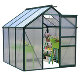 Greenhouse Polycarbonate 6ft x 6ft (Green)