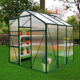 Greenhouse Polycarbonate 6ft x 6ft (Green)