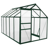 Greenhouse 6ft x 10ft (Green) & Racking