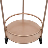 Rose Gold Drinks Trolley Bar Cart - Small