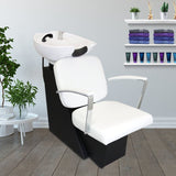 Salon Backwash Chair White