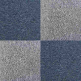 40 x Carpet Tiles 10m2 / Storm Blue & Platinum Grey