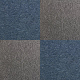 40 x Carpet Tiles 10m2 / Storm Blue & Anthracite