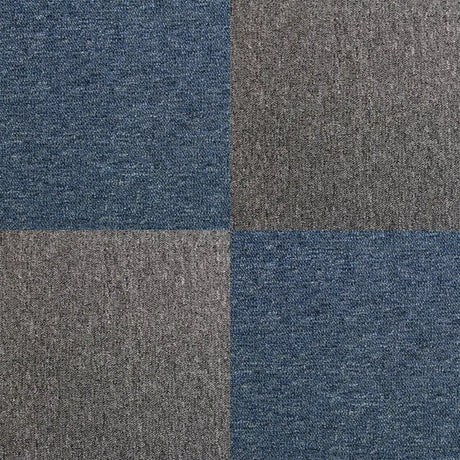 40 x Carpet Tiles 10m2 / Storm Blue & Anthracite