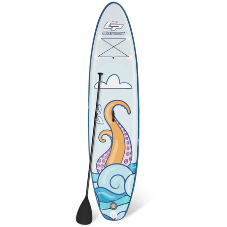 11 ft Inflatable Stand Up Paddle Board Surfboard with Aluminum Paddle Pump-11 ft