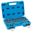 27-piece screw extractor set with box professional left-hand extractor set bolt extractor set blue