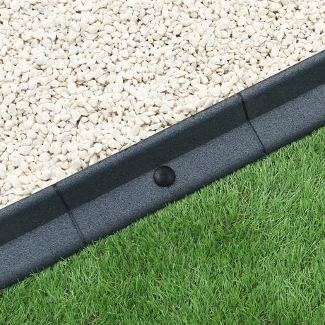 Flexible Lawn Edging Grey 1.2m x 26