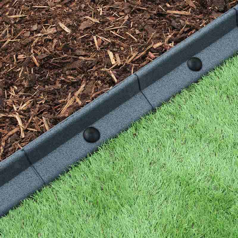 Flexible Lawn Edging Grey 1.2m x 26