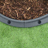 Flexible Lawn Edging Grey 1.2m x 18