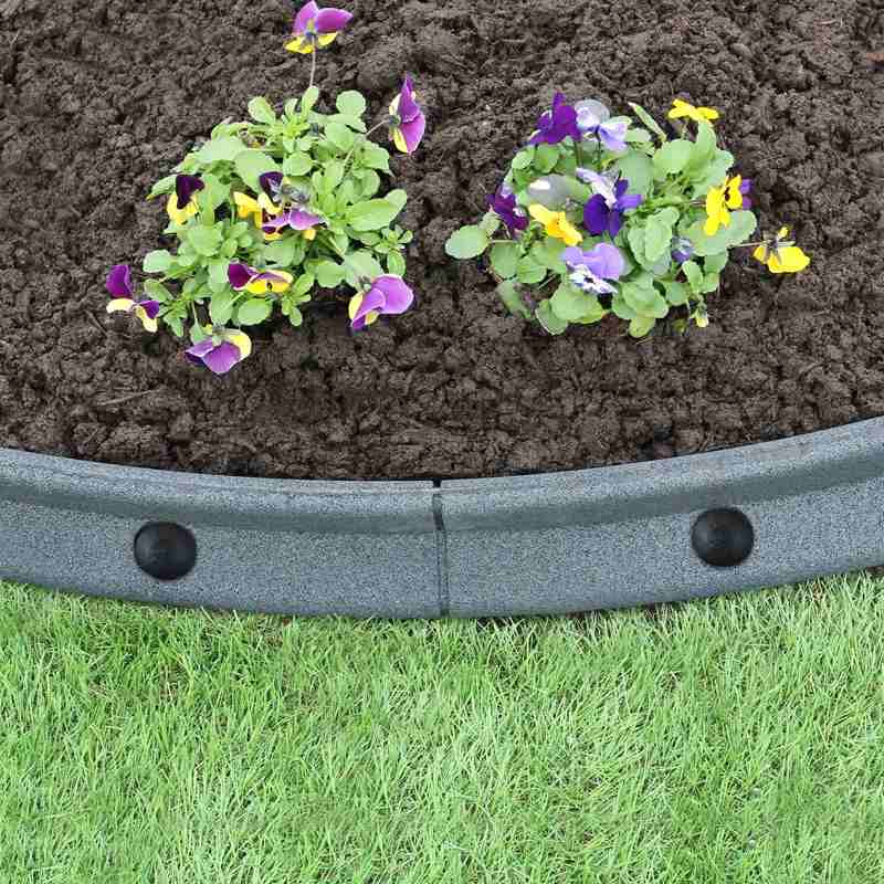 Flexible Lawn Edging Grey 1.2m x 22