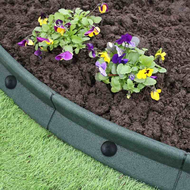 Flexible Lawn Edging Green 1.2m x 20