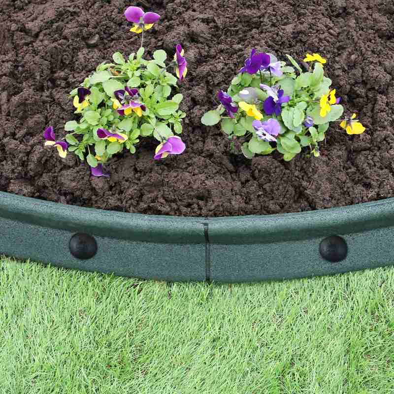 Flexible Lawn Edging Green 1.2m x 16