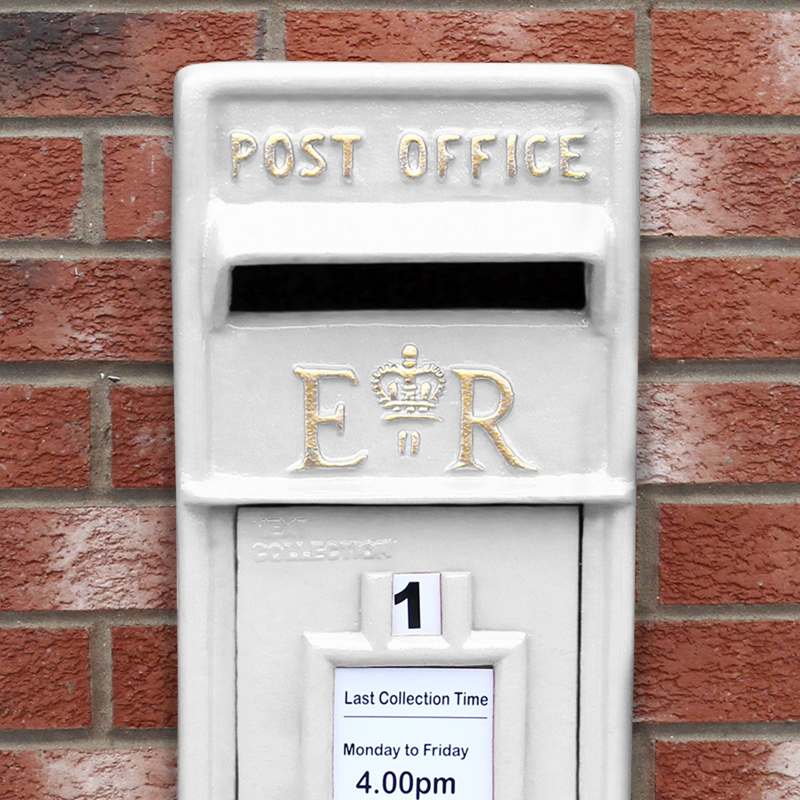 White Royal Mail Post Box