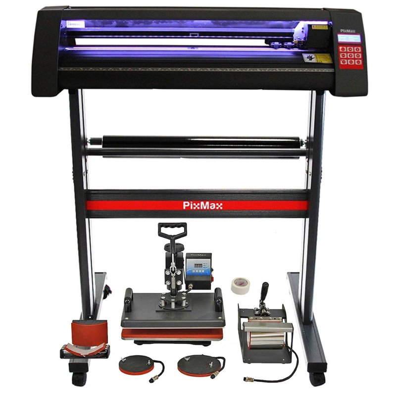 Vinyl Cutter LED, 5 in 1 Heat Press & Signcut Pro