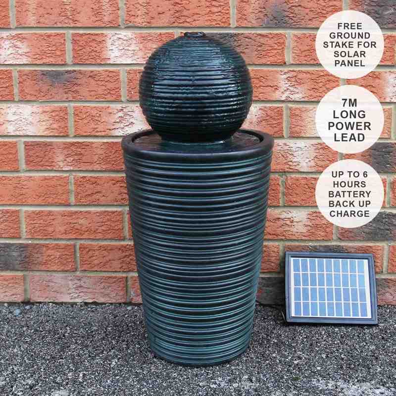 Round Ball Solar Water Feature