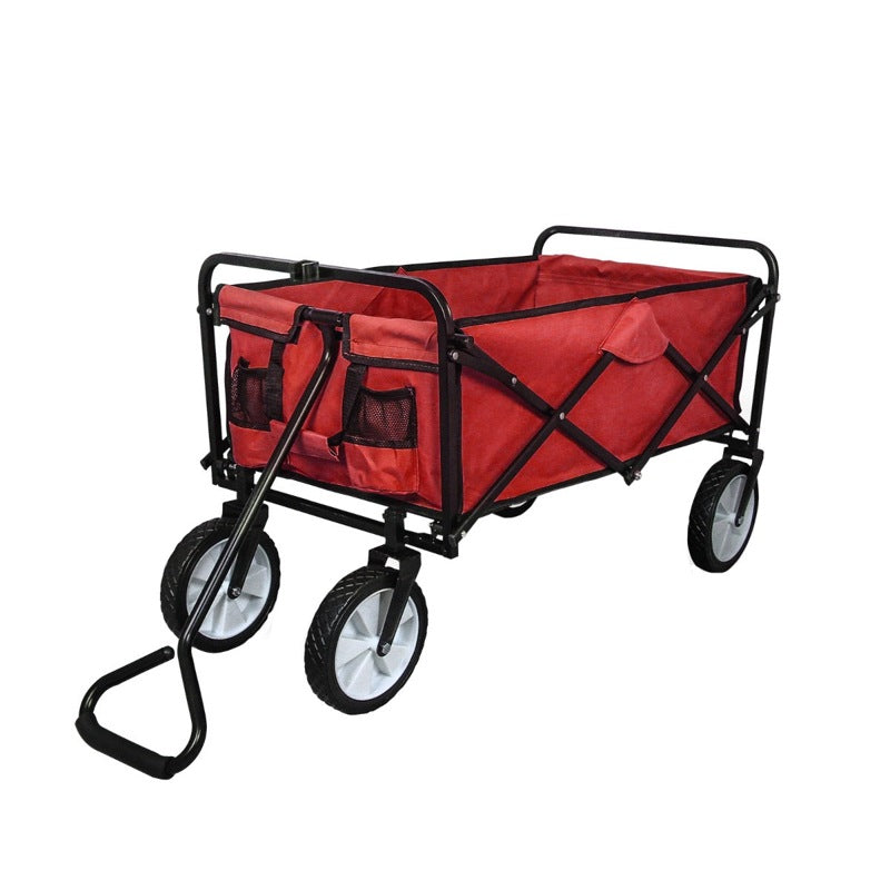 Foldable Garden Cart Red