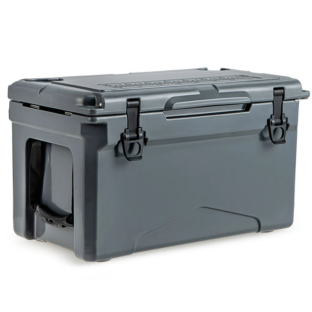 28L Rotomolded Cooler Insulated Portable Ice Chest-Dark Grey