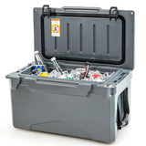 28L Rotomolded Cooler Insulated Portable Ice Chest-Dark Grey