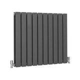 Designer Flat Panel Radiators Anthracite Grey 600mm x 700mm