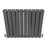 Designer Flat Panel Radiators Anthracite Grey 600mm x 700mm