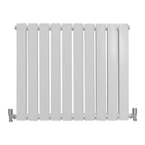 Designer Flat Panel Radiator Gloss White 600mm x 700mm