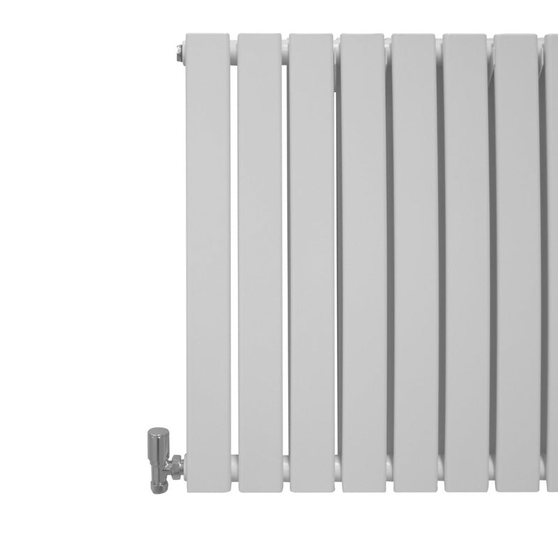 Designer Flat Panel Radiator Gloss White 600mm x 700mm