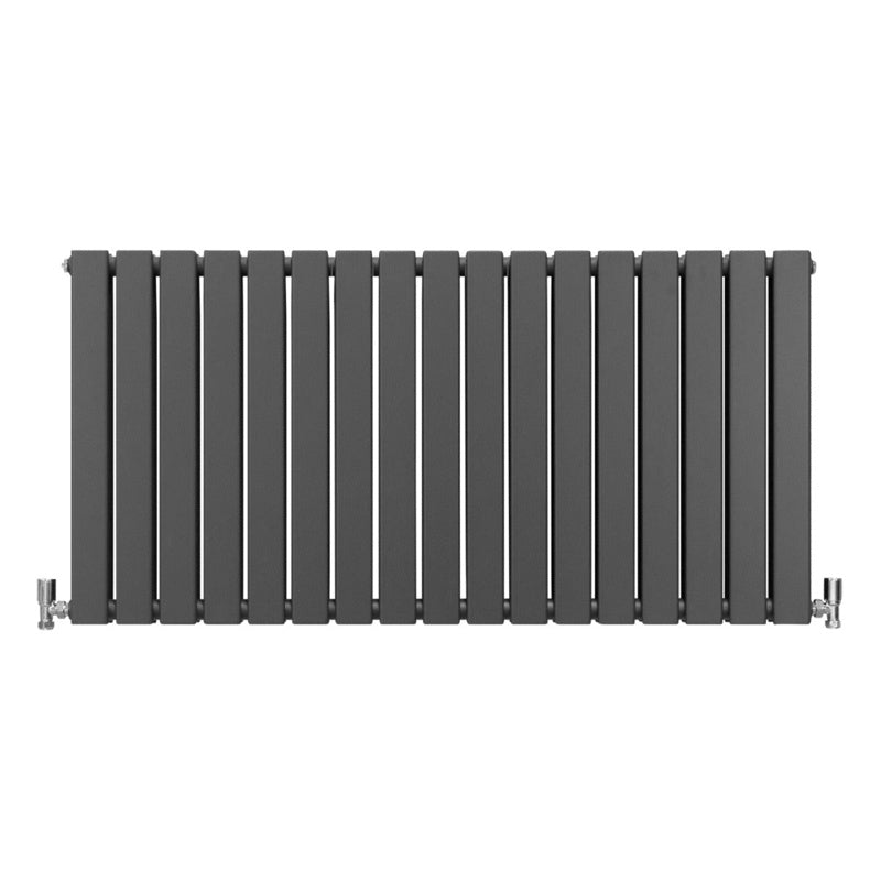 Designer Flat Panel Radiators Anthracite Grey 600mm x 1190mm