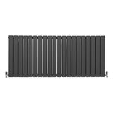 Designer Flat Panel Radiators Anthracite Grey 600mm x 1400mm