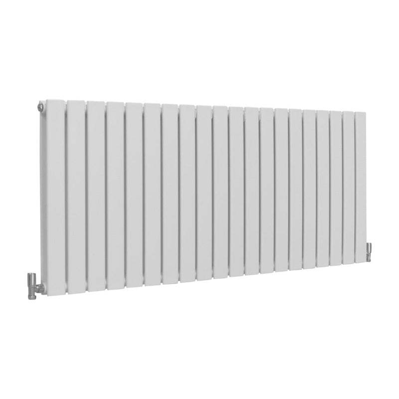 Designer Flat Panel Radiators Gloss White 600mm x 1400mm