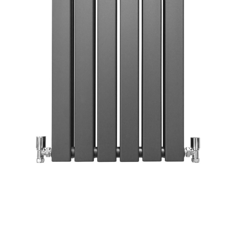 Designer Flat Panel Radiators Anthracite Grey 1600mm x 420mm