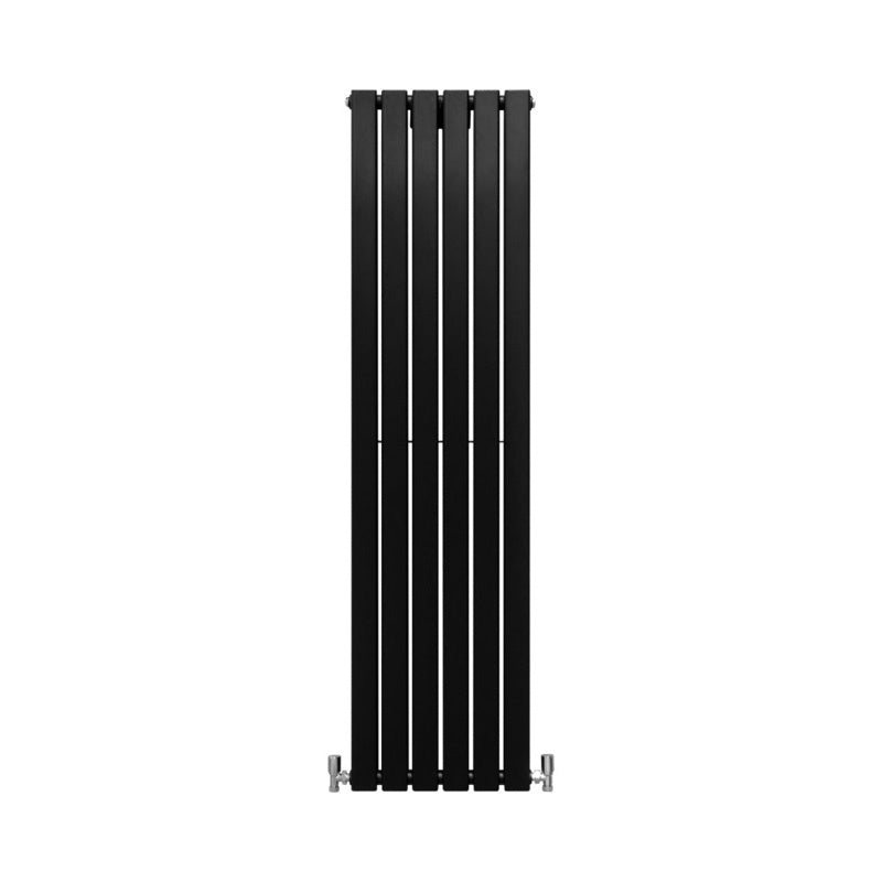 Designer Flat Panel Radiators Matt Black 1600mm x 420mm