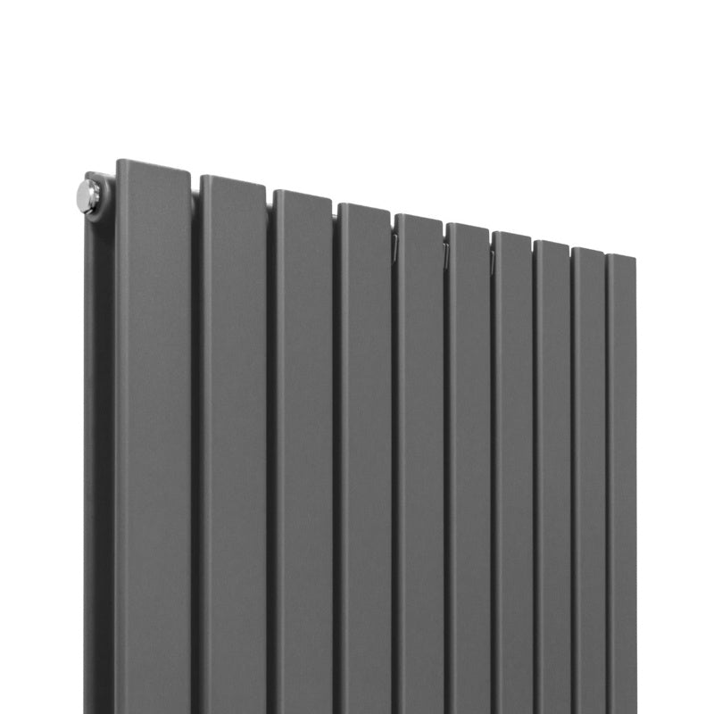 Graphite Grey Panel Radiator Designer Flat Panel Radiators Anthracite Grey 1600mm x 700mm – Wood ...