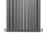 Designer Flat Panel Radiators Anthracite Grey 1600mm x 700mm