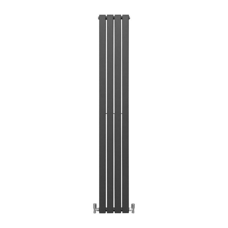 Designer Flat Panel Radiators Anthracite Grey 1800mm x 280mm