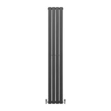 Designer Flat Panel Radiators Anthracite Grey 1800mm x 280mm