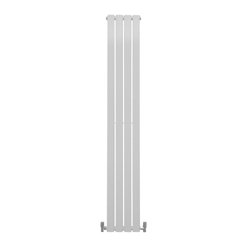 Designer Flat Panel Radiators Gloss White 1800mm x 280mm