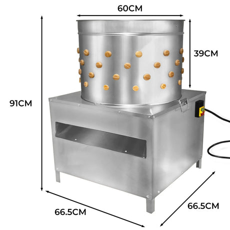 KuKoo Poultry Plucker Machine  60cm
