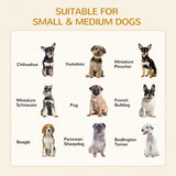 PawHut Dog Cage End Table with Two Doors, Drawer, for Medium Dogs - Grey