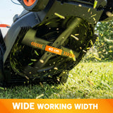 Outsunny 1800W Electric Lawnmower with 40cm Cutting Width, Mulching Feature, 50L Grass Collection Bag, 6 Cutting Heights