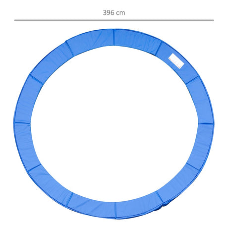 HOMCOM 13FT Trampoline Pad, Φ396cm Trampoline Accessories Surround Safety Pad Foam Pading Pads Replcement Spare New Multi-Color