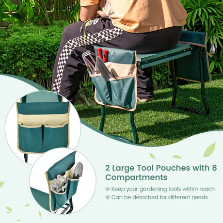 Folding Garden Kneeler and Seat Bench