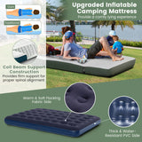 2-Person Camping Tent Cot Folding Camping Bed with Sleeping Bag