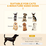 PawHut Wicker Pet Bed Willow Dog Cat Sofa Couch Puppy Basket with Cushion Grey 57L x 46W x 17.5H cm