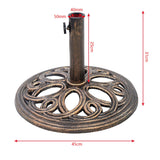 23-lbs 17 3/4 Inch Round Umbrella Base Stand