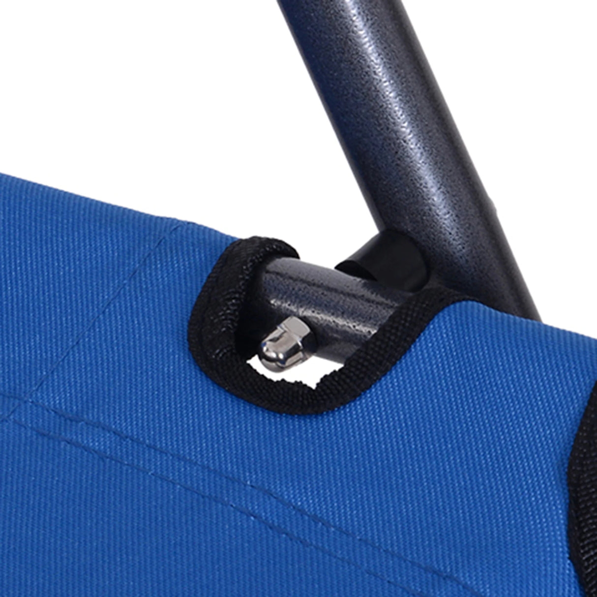 Outsunny 2 in 1 Folding Sun Lounger Reclining Garden Chair Set of 2 with 2-Level Adjustable Backrest, Outdoor Zero Gravity Recliner Garden Chairs with Head Pillow and Armrests, Blue