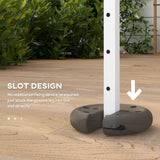 Outsunny Pop up Canopy Tent Weights Set of 4 PCs, Leg Weights for Marquee Party Tent Outdoor Canopy, Total 8.8KG